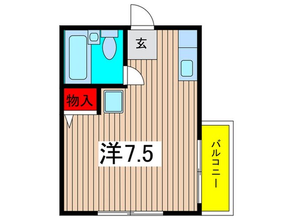 ラフィ－ネ７号館の物件間取画像